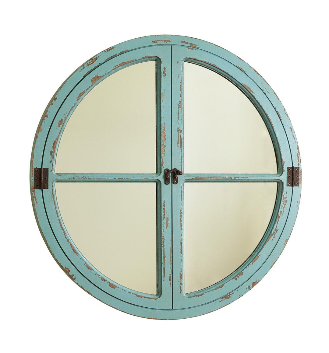 Round Window Wall Mirror