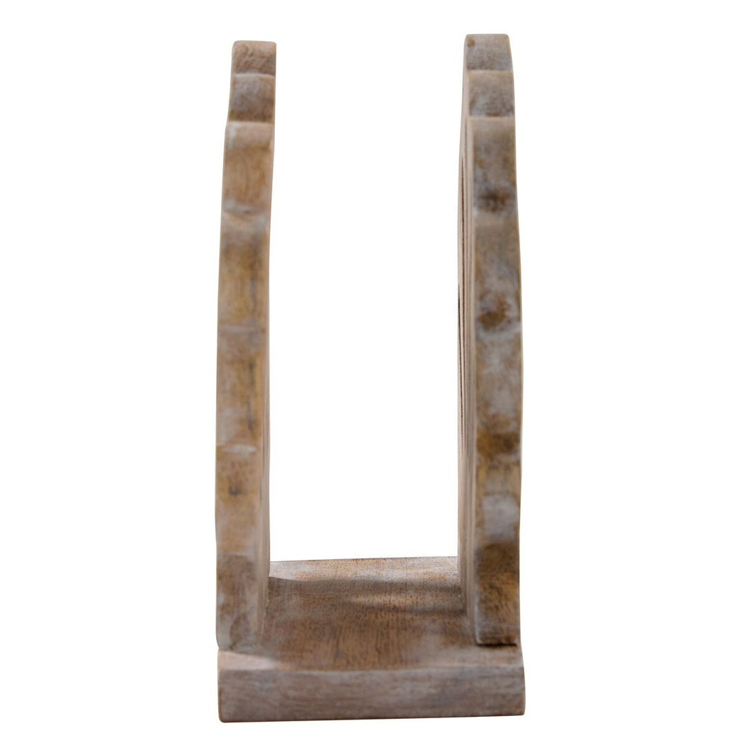 Scallop Shell Wood Napkin Holder