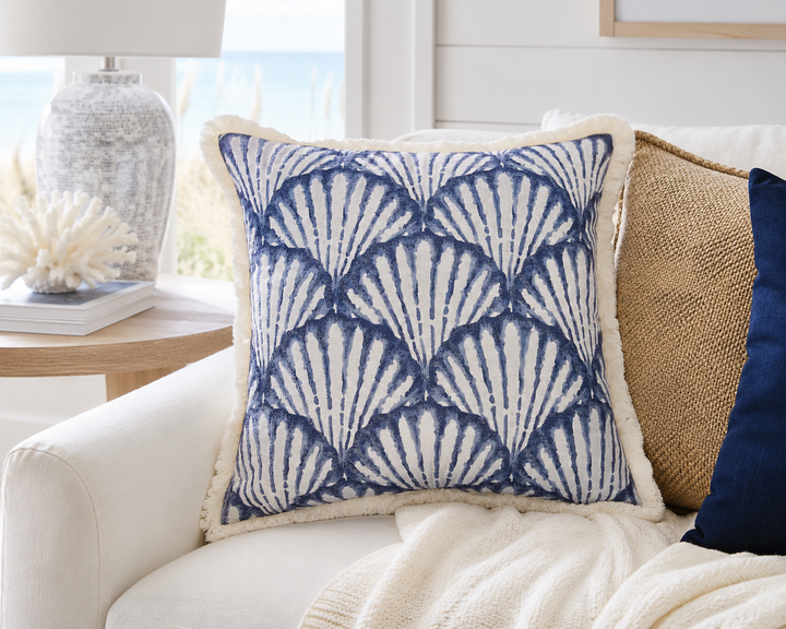 Scallop Shells Throw Pillow