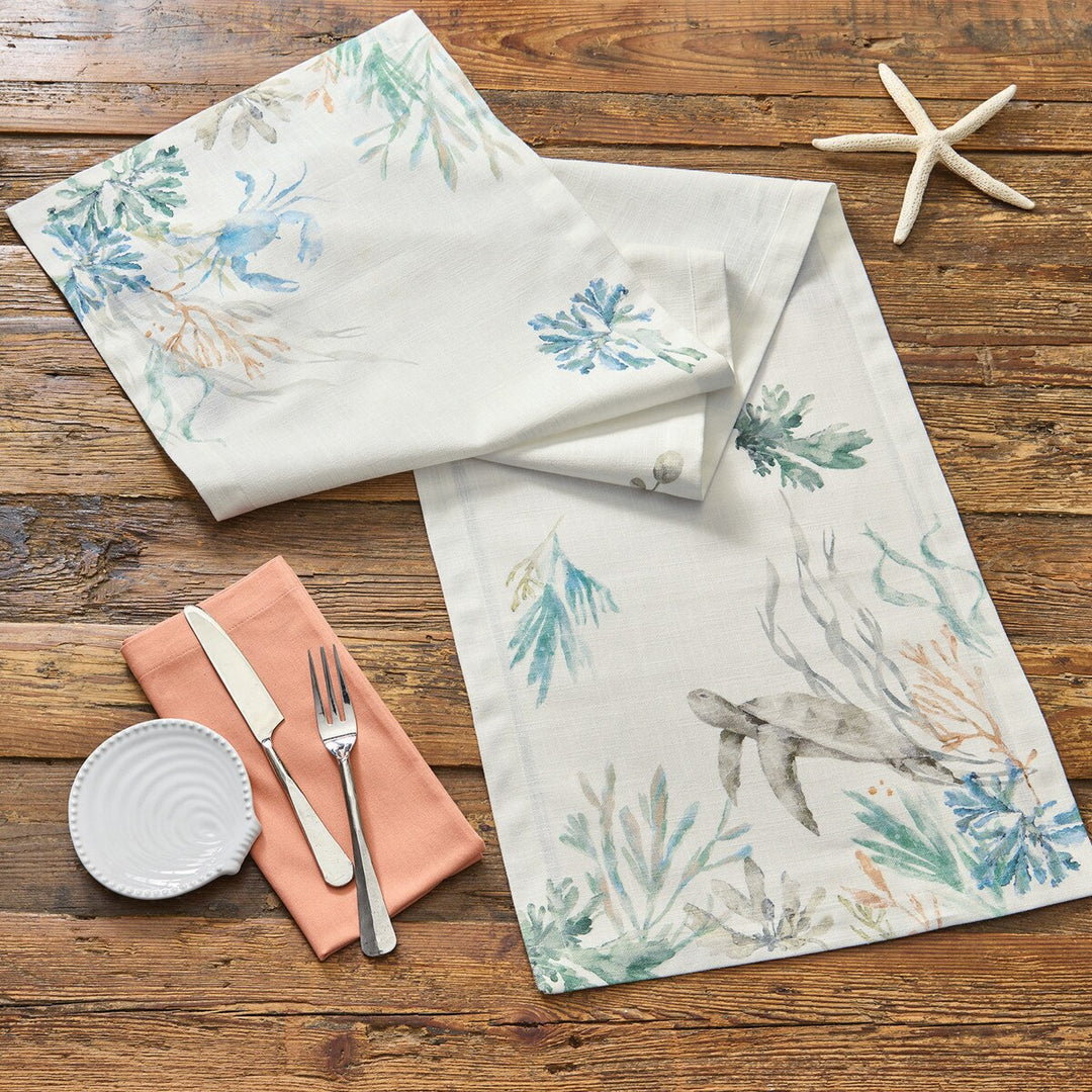 Sea Garden Table Runner