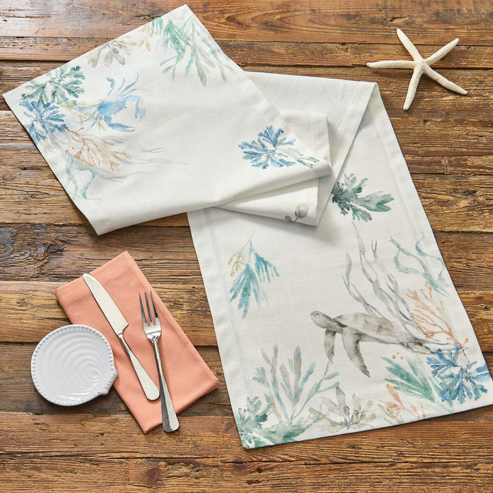 Sea Garden Table Runner