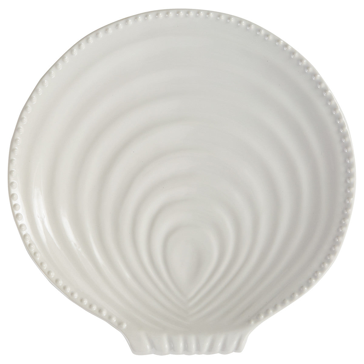 Shell Plate Style Seashell Dinner Plate Set | Coastal Dinnerware | Coastal Compass – The ...