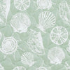 Seashell Green Reversible Quilt Set
