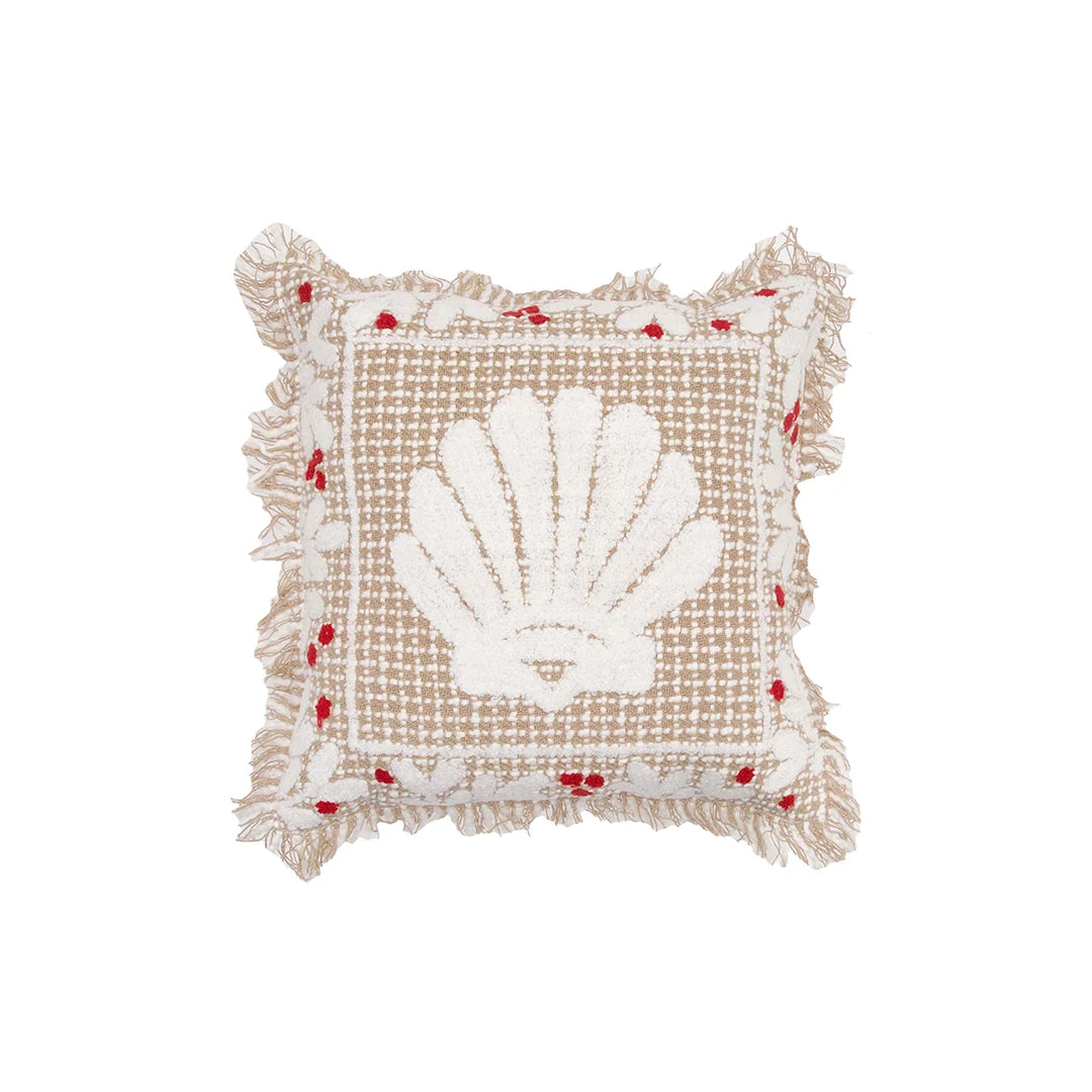 Shell Coast Holiday 12" Throw Pillow