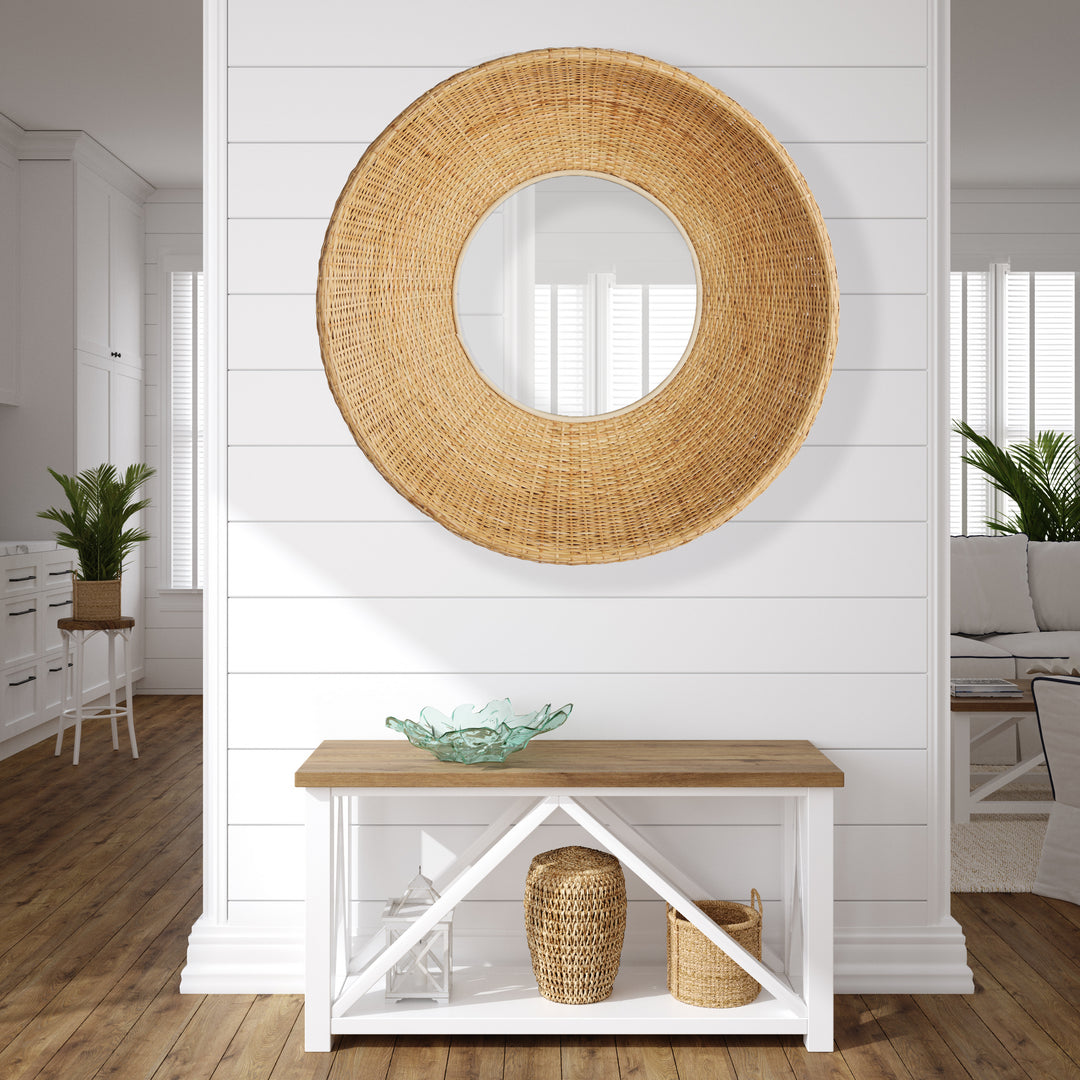 Shyla Rattan Mirror