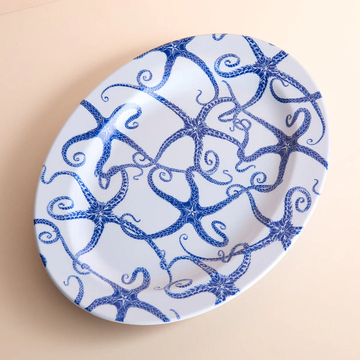 Starfish Oval Melamine Tray