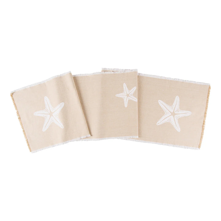 Starfish Natural Table Runner