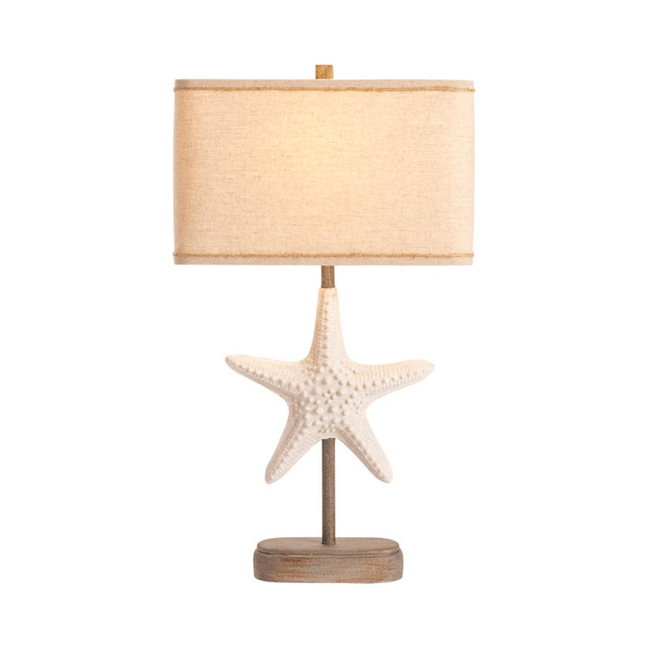 Starfish Table Lamp Set - Coastal Compass Home Decor