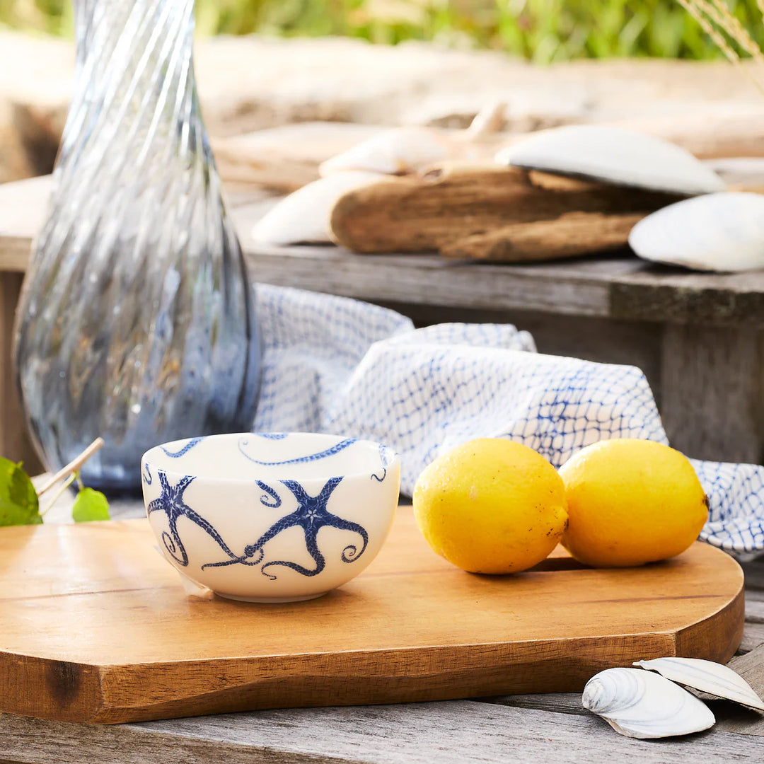 Starfish Blue Snack Bowl