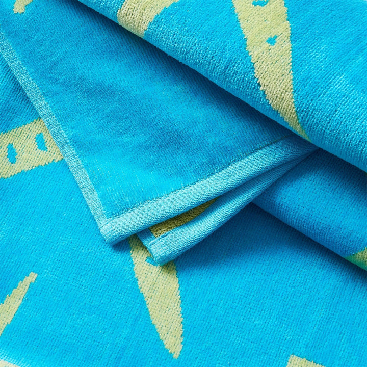 Starfish & Stripes Cotton Velour Beach Towel Pack