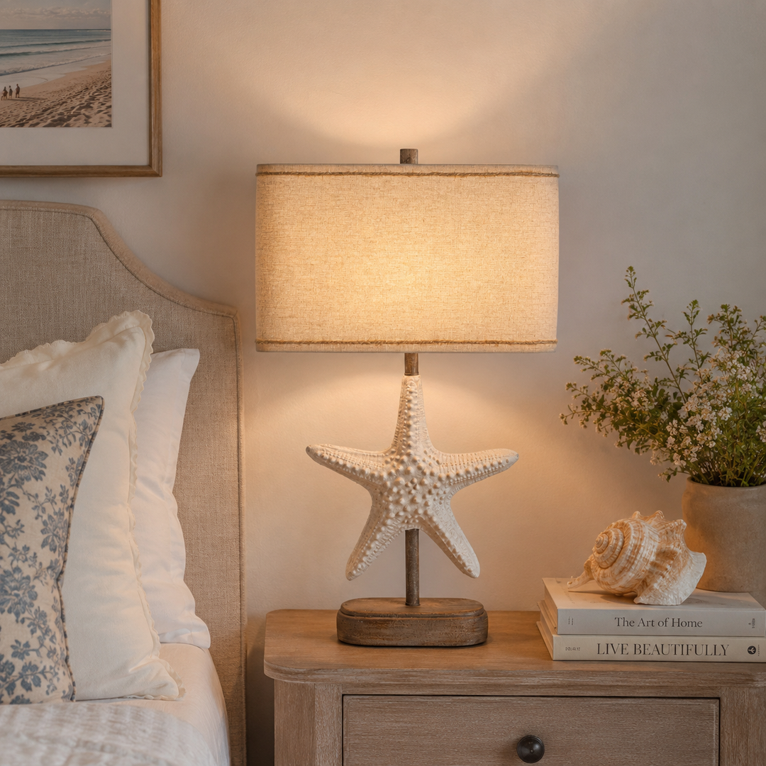 Starfish Table Lamp Set
