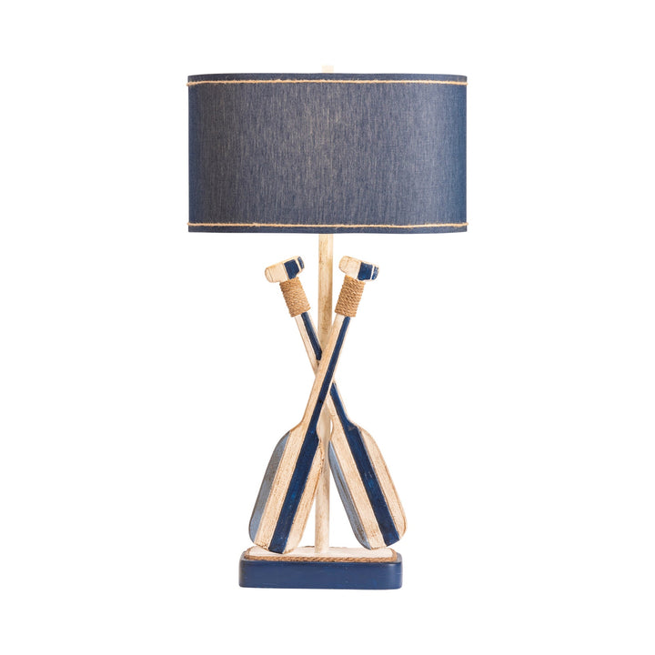 Striped Oar Table Lamp Set