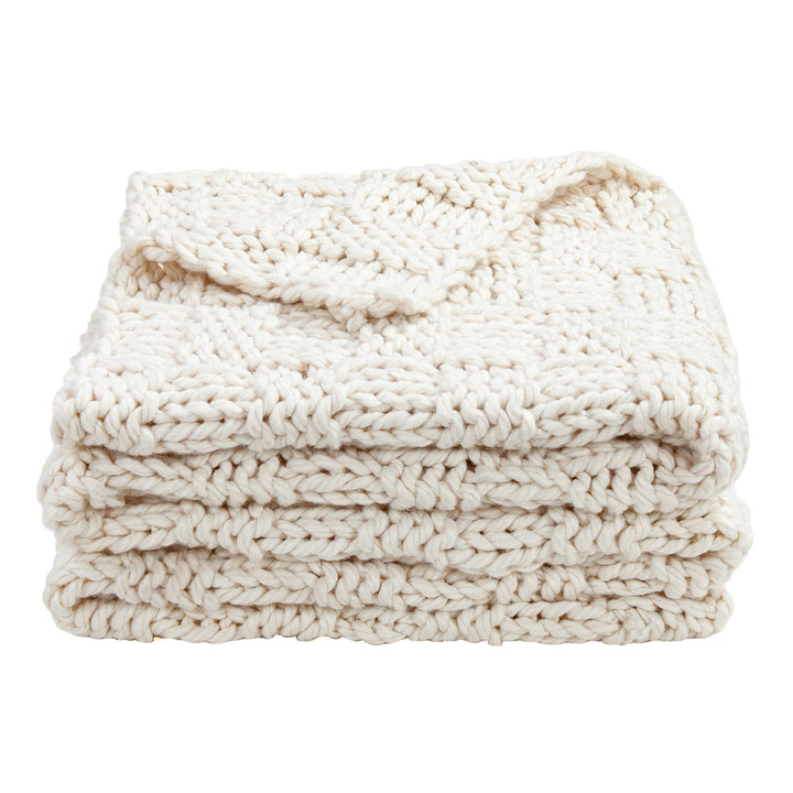 Chess Knit Throw Blankets