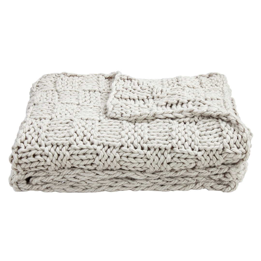 Chess Knit Throw Blankets