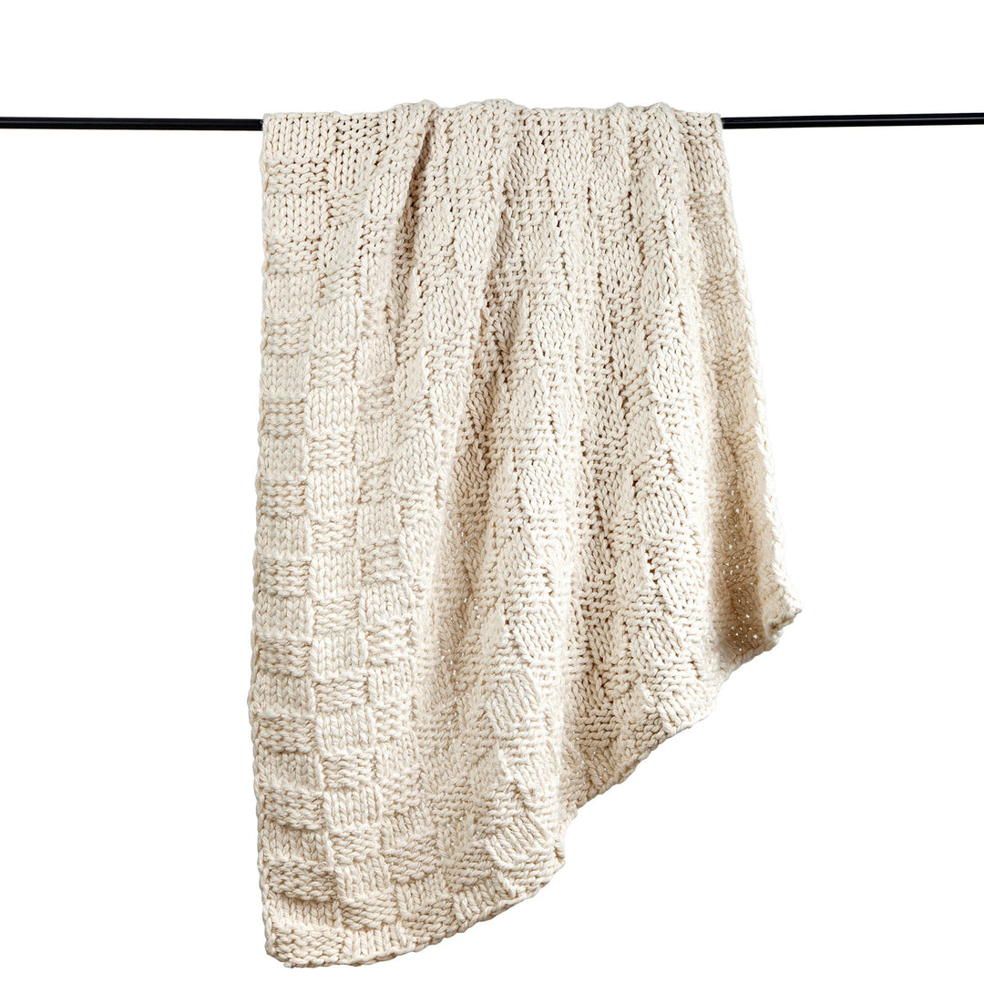 Chess Knit Throw Blankets