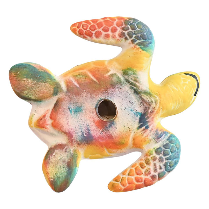 Tropical Tide Turtle Trio in Orange