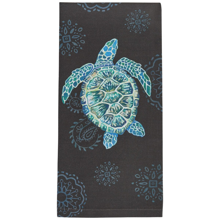 Turtle Medallion Dish Towels