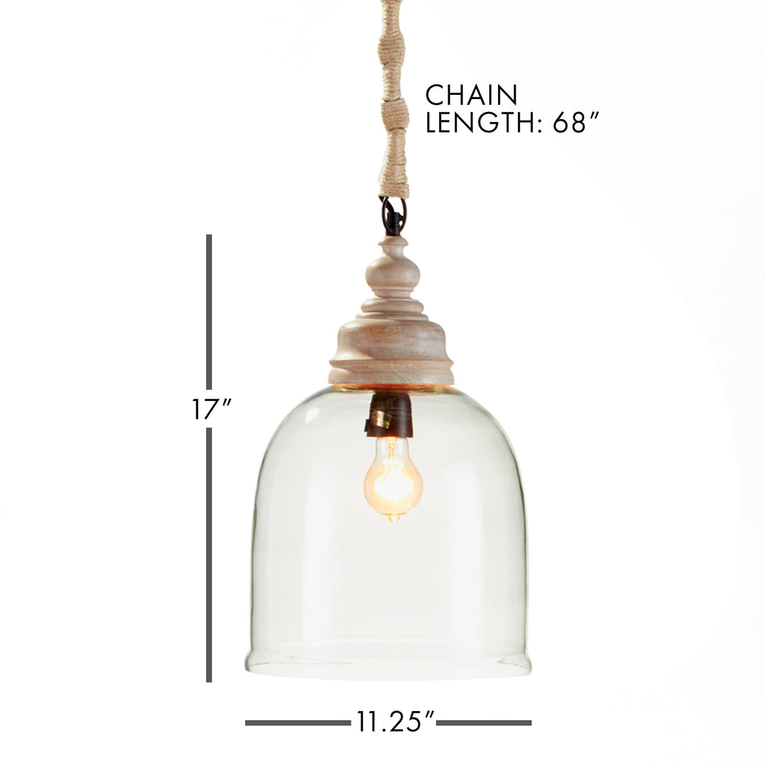 Hampton Glass Vintner's Pendant