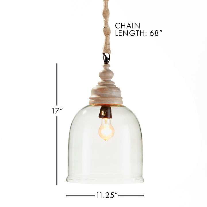 Hampton Glass Vintner's Pendant