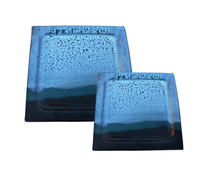 Waterfall Pottery Square Salad Plate