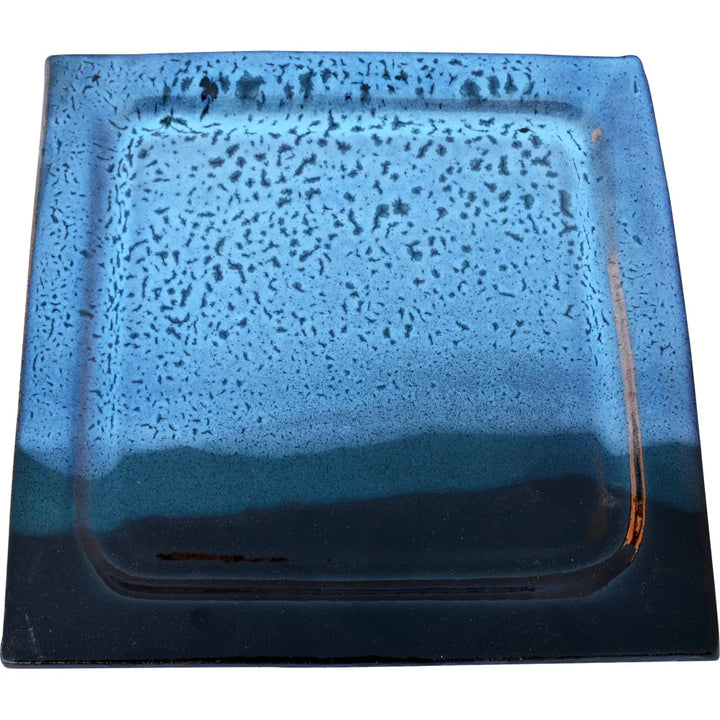 Waterfall Pottery Square Dinner Plate