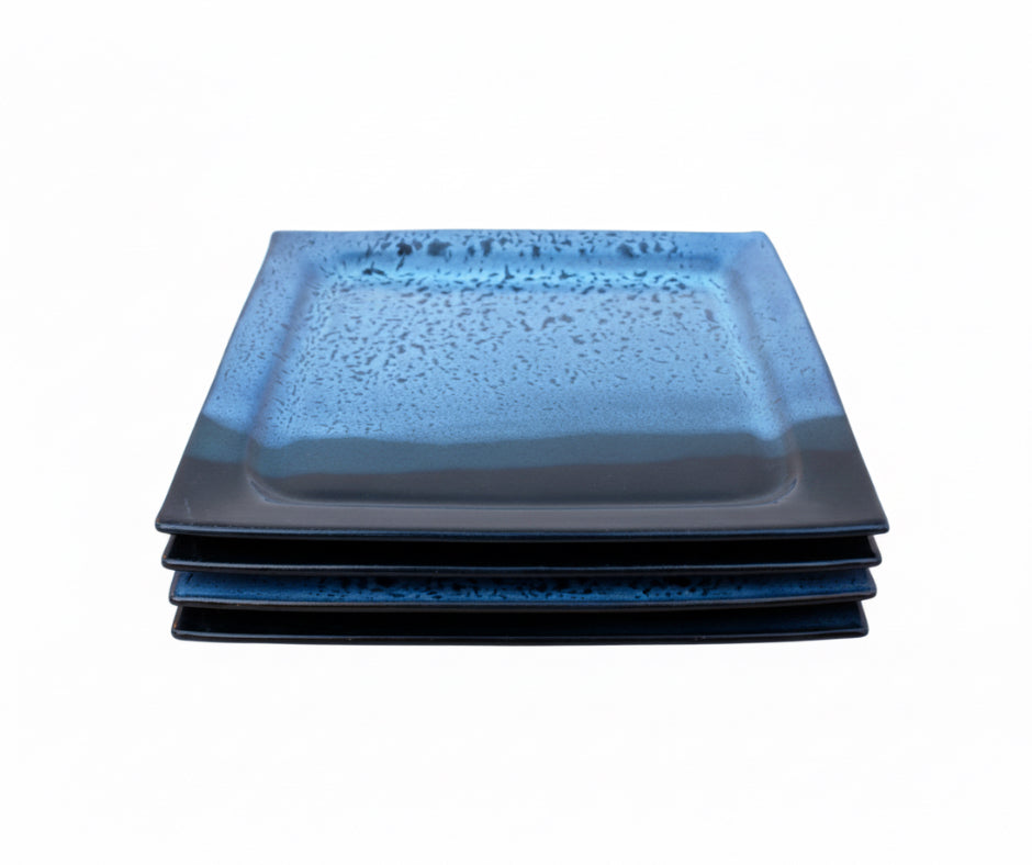 Waterfall Pottery Square Dinner Plate