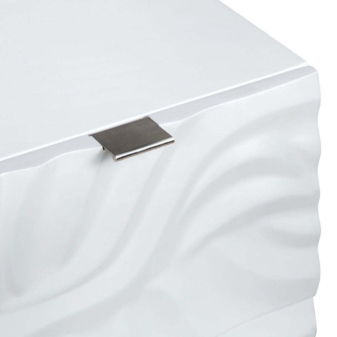 White Waves 3-Drawer Chest