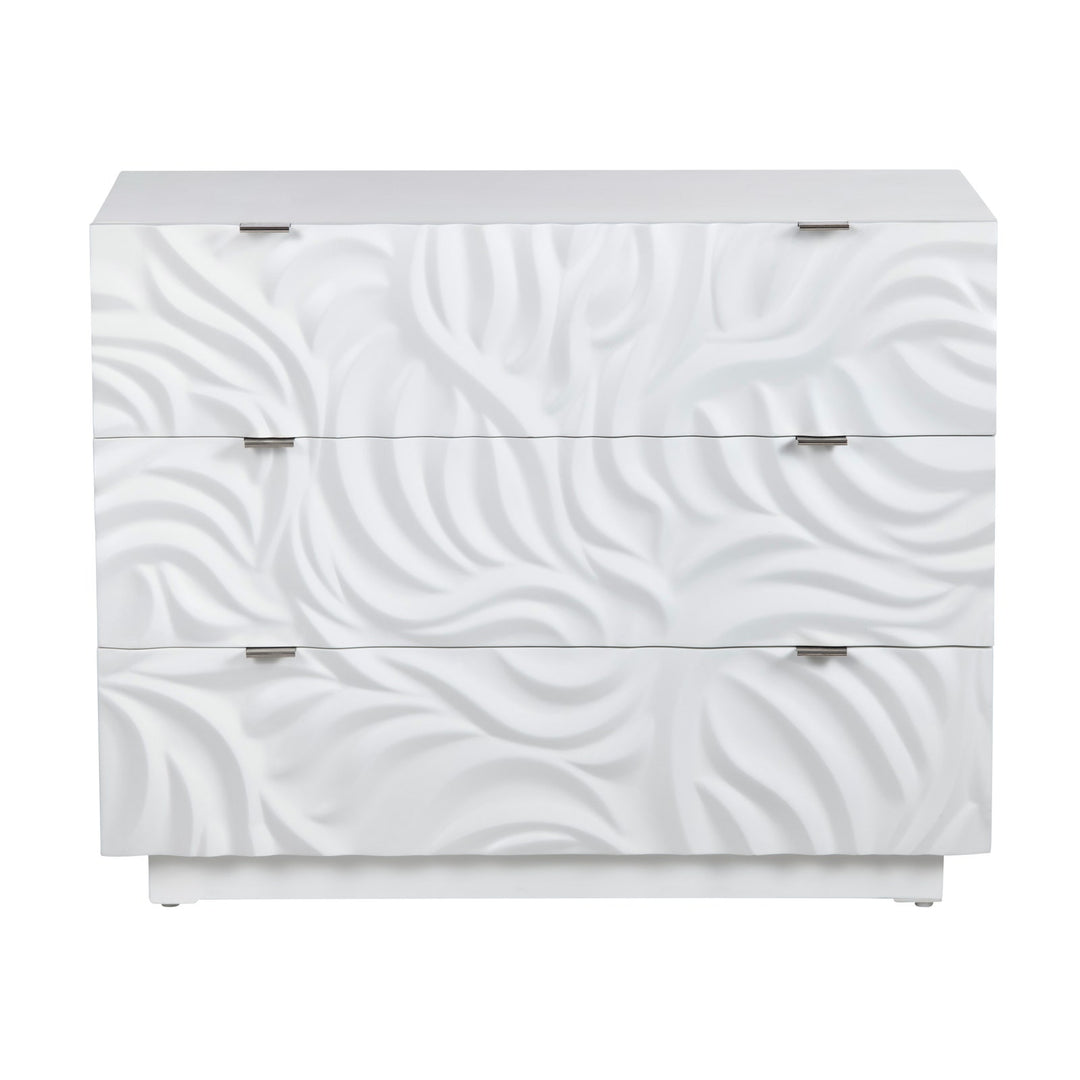 White Waves 3-Drawer Chest