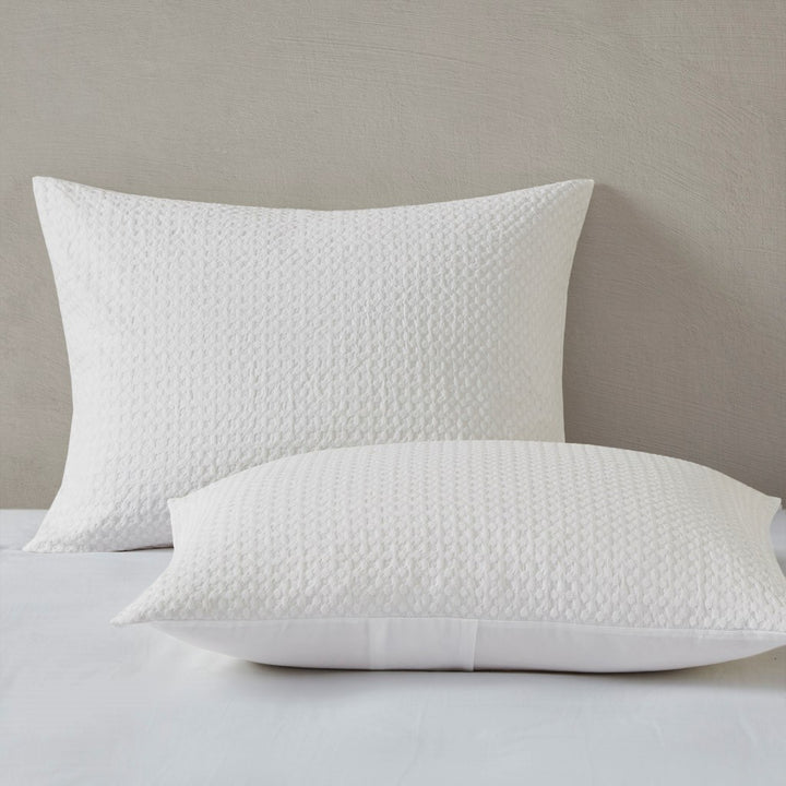 Driftwood Coast Waffle Weave Duvet Cover Set