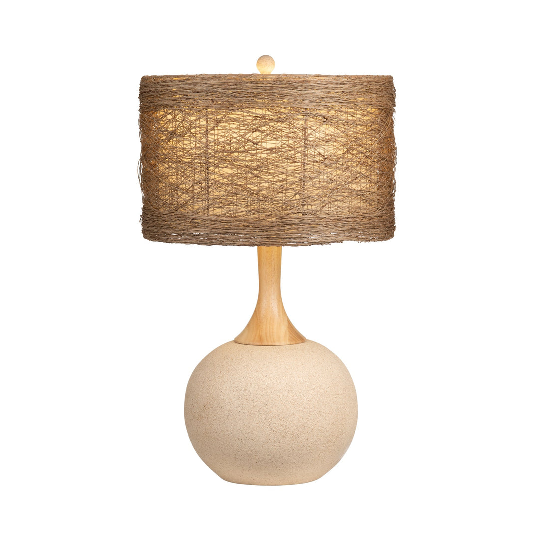 Wicker Table Lamp