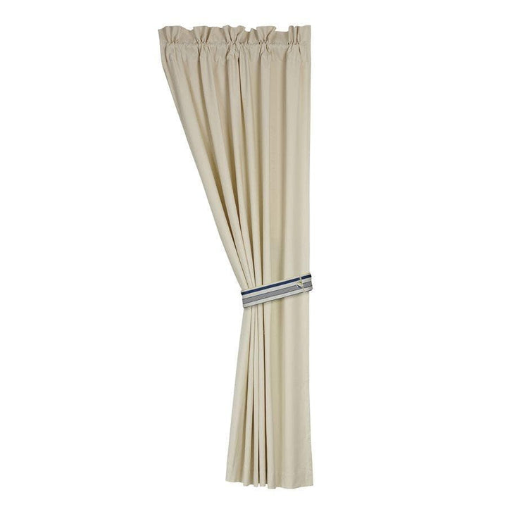 Beaufort Natural Canvas Curtain Panel Set