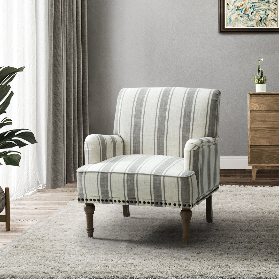 Camden Stripe Accent Chair