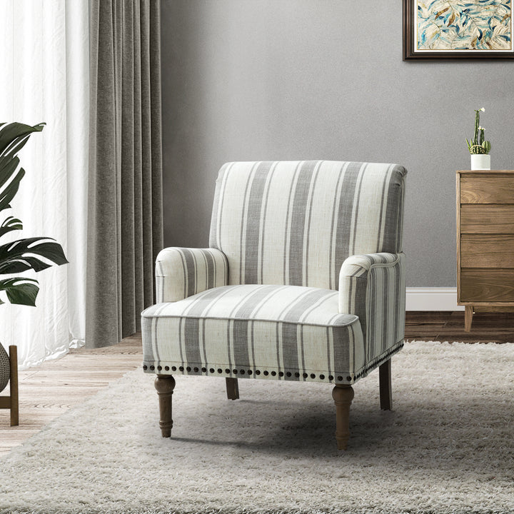 Camden Stripe Accent Chair