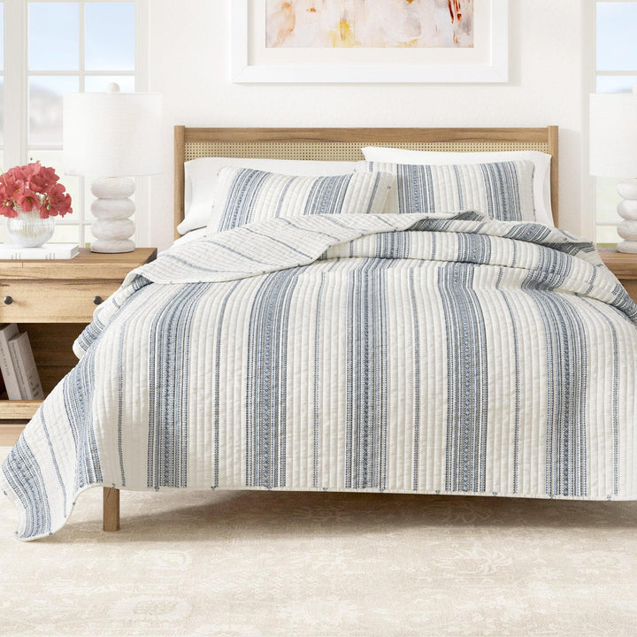 Wesley 3-Piece Stripe Quilt