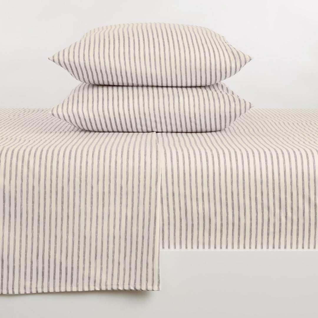 Evette Striped Microfiber Sheet Set