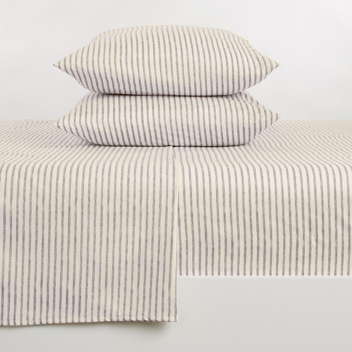 Evette Striped Microfiber Sheet Set