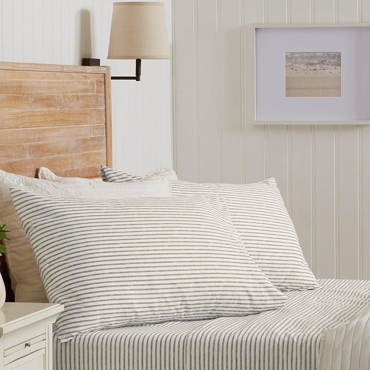 Evette Striped Microfiber Sheet Set