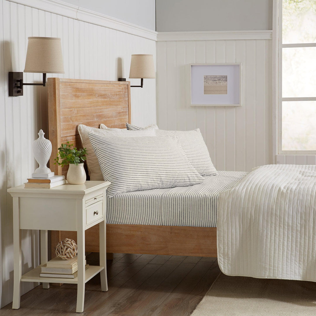Evette Striped Microfiber Sheet Set