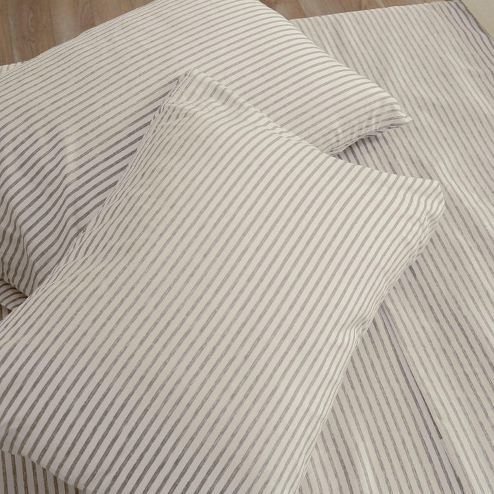 Evette Striped Microfiber Sheet Set