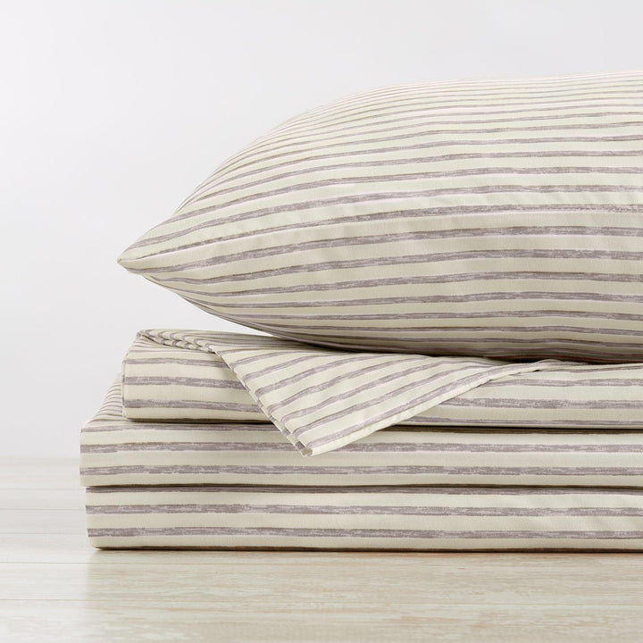 Evette Striped Microfiber Sheet Set