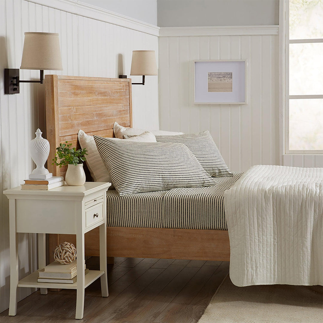 Evette Striped Microfiber Sheet Set