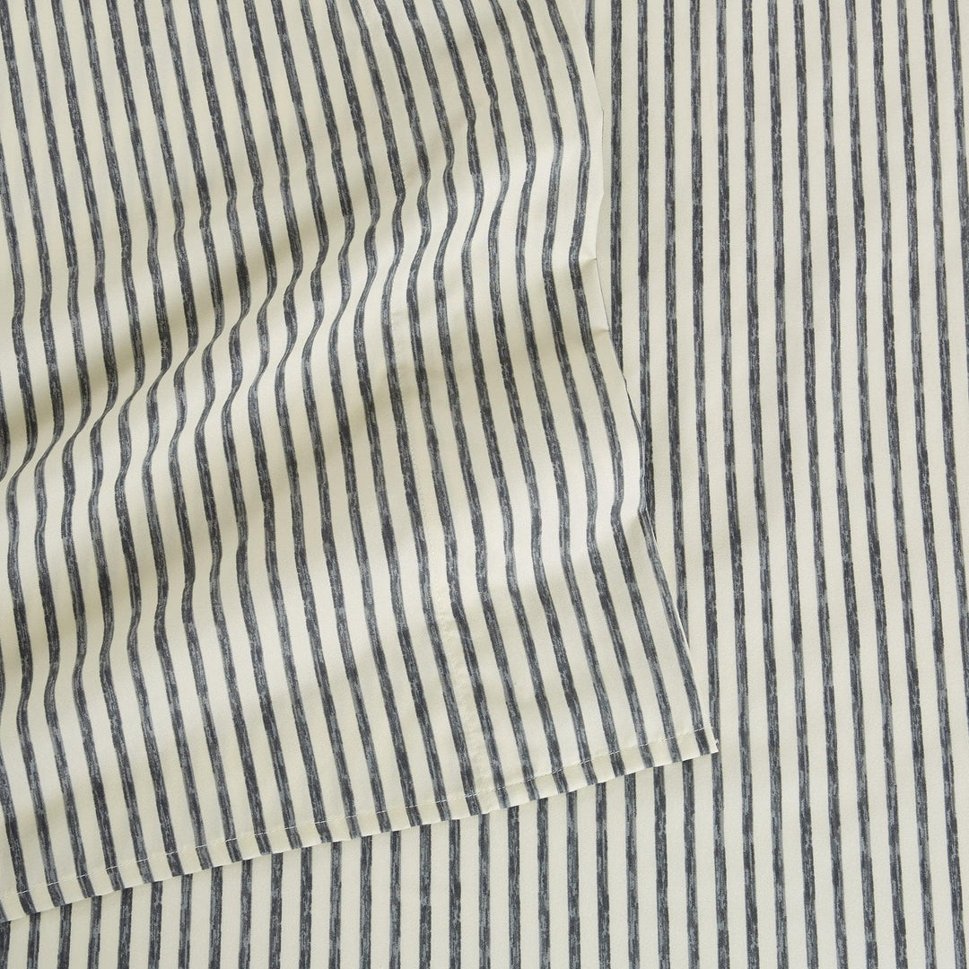 Evette Striped Microfiber Sheet Set