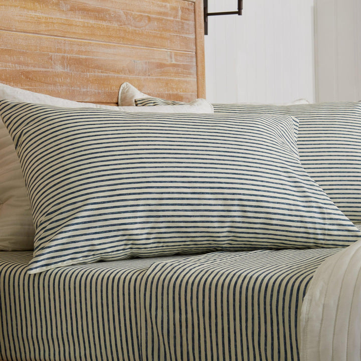 Evette Striped Microfiber Sheet Set