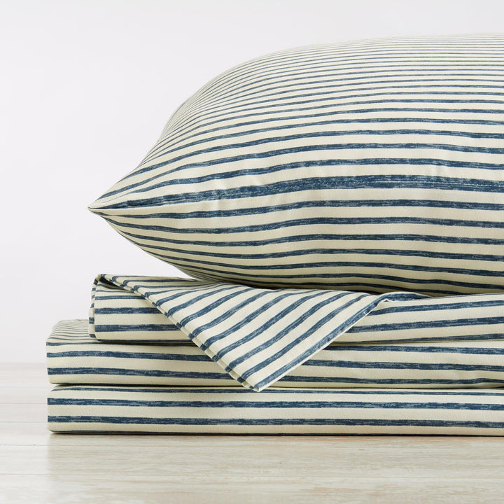 Evette Striped Microfiber Sheet Set