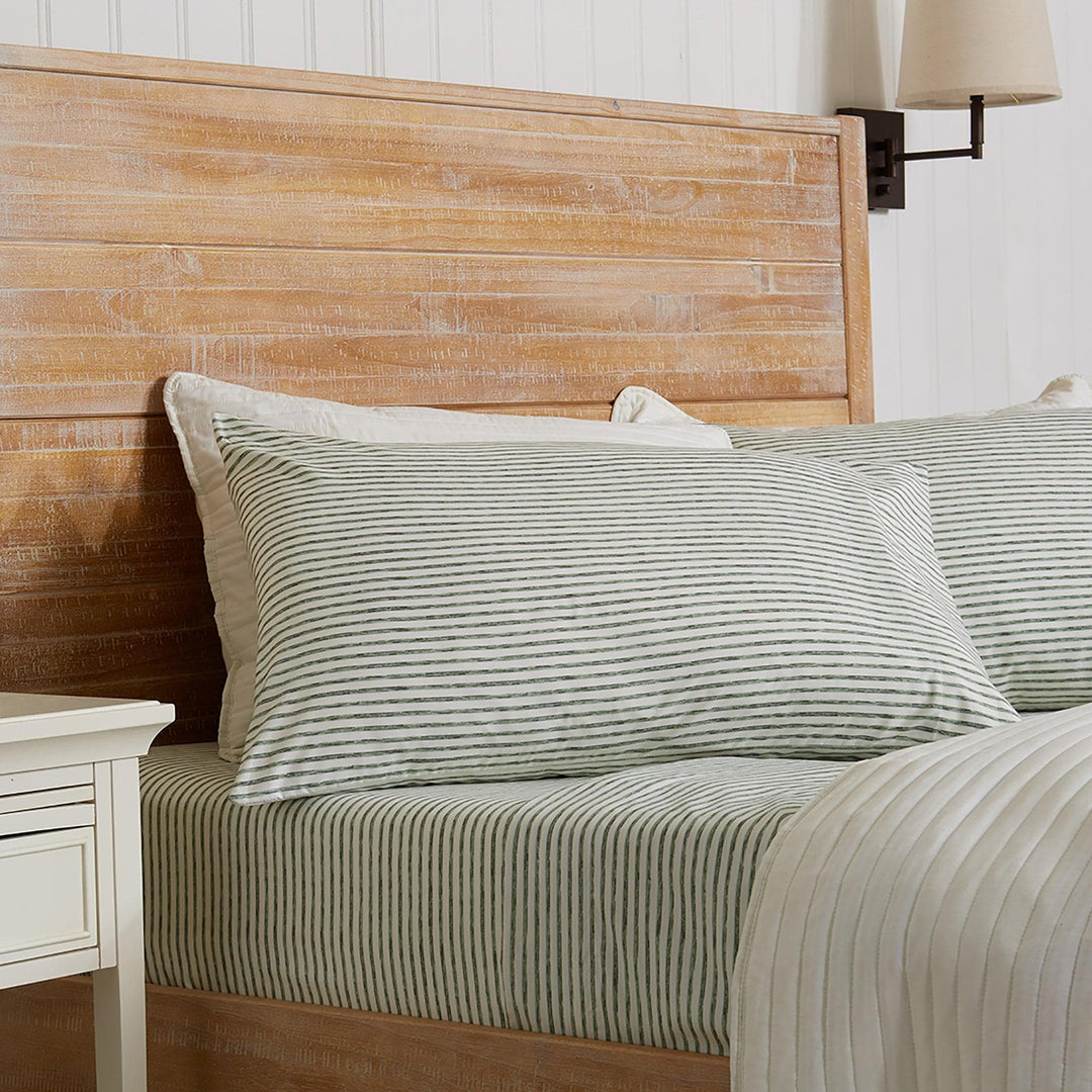 Evette Striped Microfiber Sheet Set