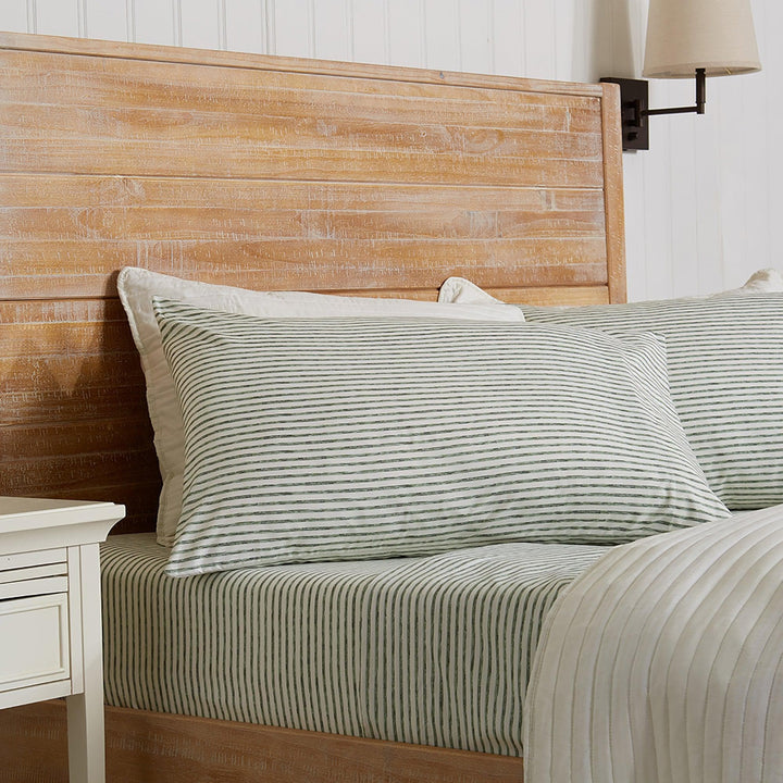 Evette Striped Microfiber Sheet Set