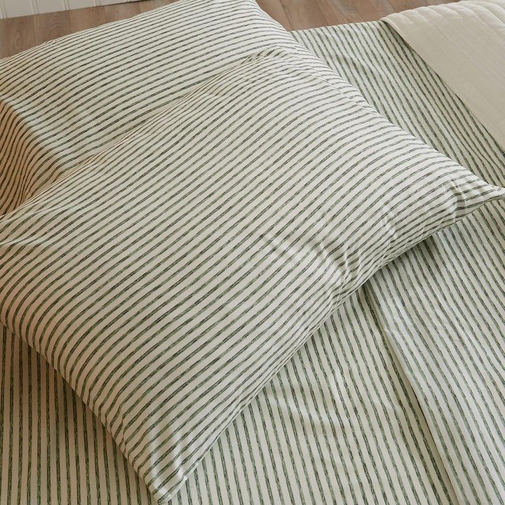 Evette Striped Microfiber Sheet Set