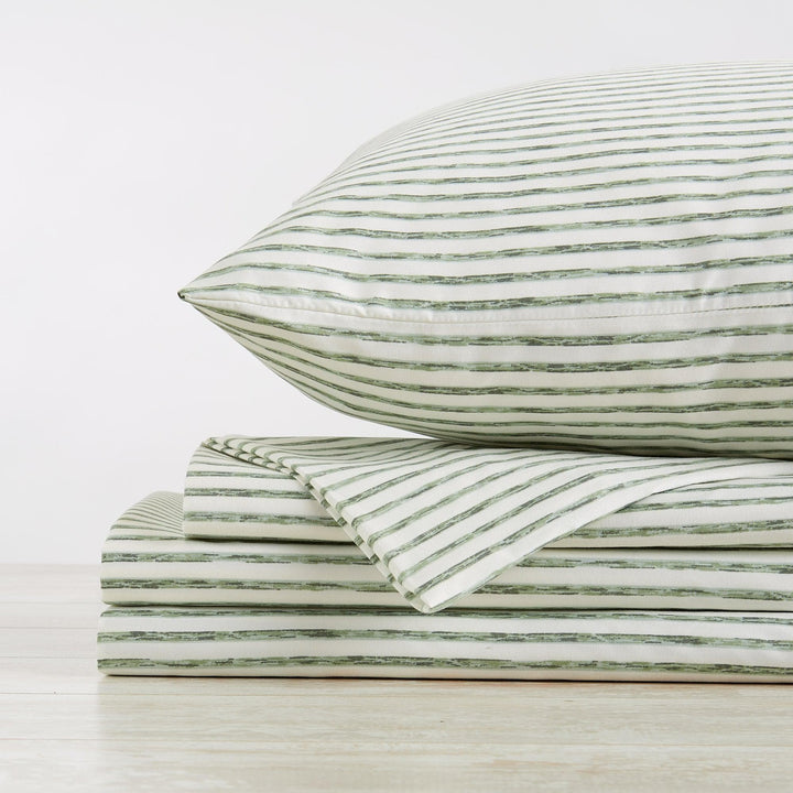Evette Striped Microfiber Sheet Set