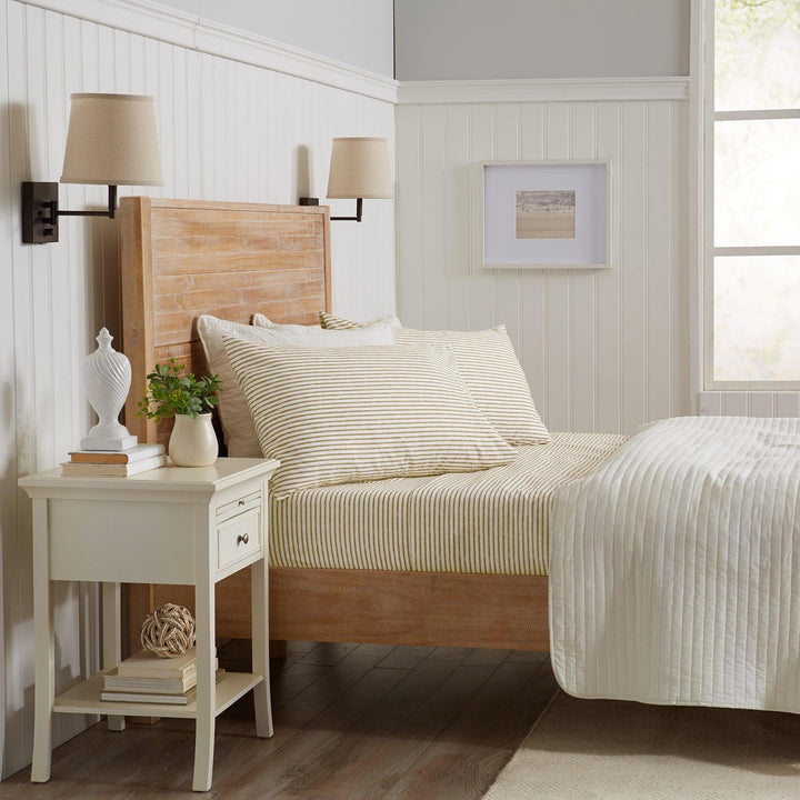 Evette Striped Microfiber Sheet Set