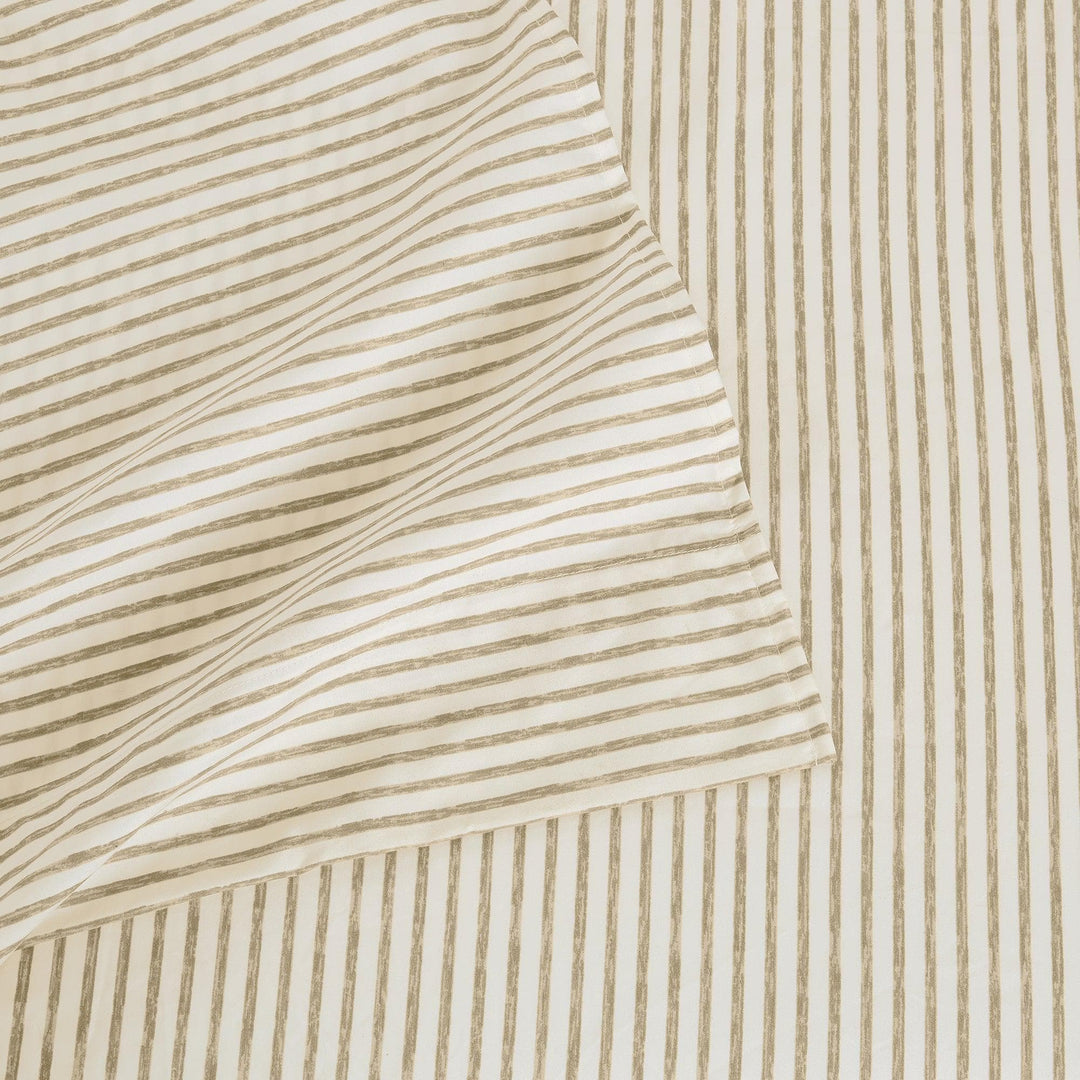 Evette Striped Microfiber Sheet Set